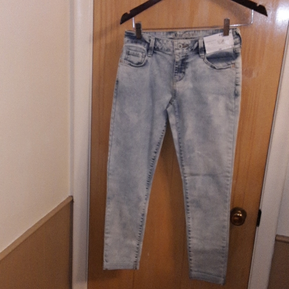 Arizona faded blue jegging crop Jeans size 1 - Picture 1 of 11